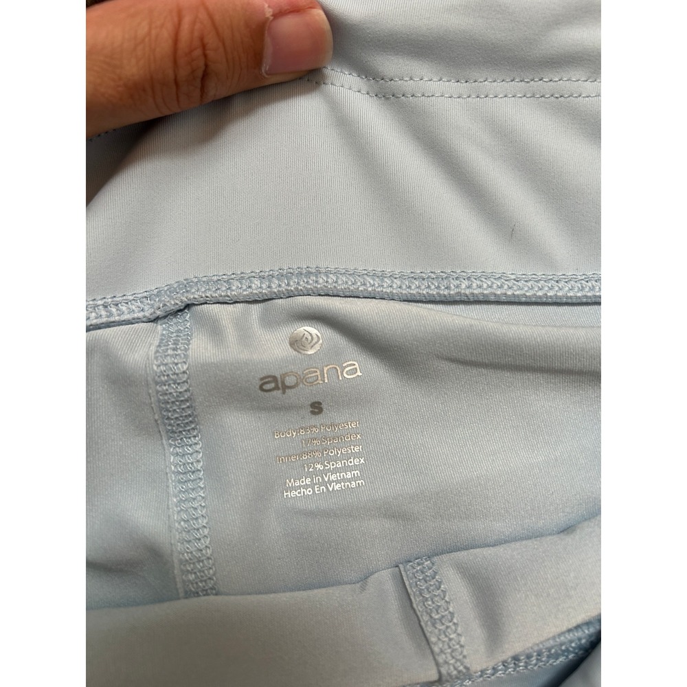 Apana Skort Womens Small Light Blue Excellent Perforated Active Tennis Skirt - Picture 8 of 11